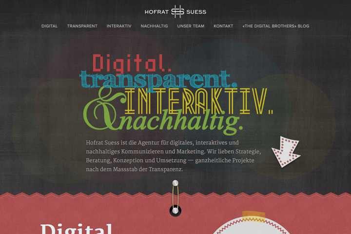 Hofrat Suess website preview
